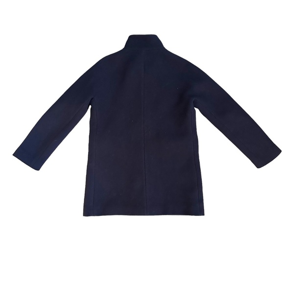 J Crew Wool Stadium Cloth Navy Blue Coat by Nello Gori - Picture 4 of 5